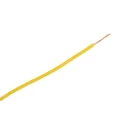 Staubli FlexiVolt Series Yellow Hook Up Wire 23 AWG 66/0.07 mm Core Strands 100 m 500V 70°C 285-7808