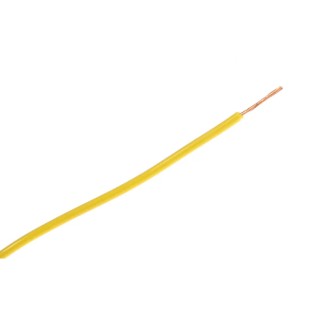 Staubli FlexiVolt Series Yellow Hook Up Wire 23 AWG 66/0.07 mm Core Strands 100 m 500V 70°C 285-7808