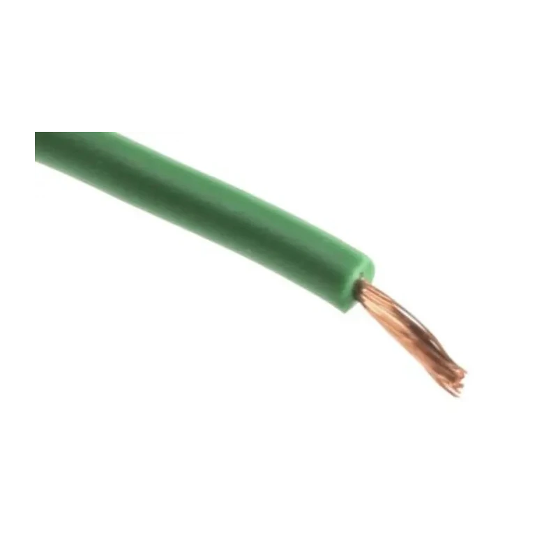 Staubli FlexiVolt Series Green Hook Up Wire 23 AWG 65x0.07mm Core Strands 100m Polyvinyl Chloride 285-7814