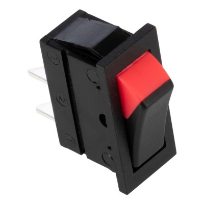 Arcolectric (Bulgin) Ltd SPST On-Off Rocker Switch Panel Mount Aluminium Housing 16A 125/250V C1300XAAAA