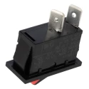 Arcolectric (Bulgin) Ltd SPST On-Off Rocker Switch Panel Mount Aluminium Housing 16A 125/250V C1300XAAAA