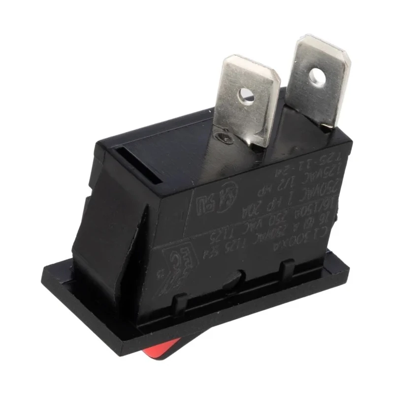 Arcolectric (Bulgin) Ltd SPST On-Off Rocker Switch Panel Mount Aluminium Housing 16A 125/250V C1300XAAAA