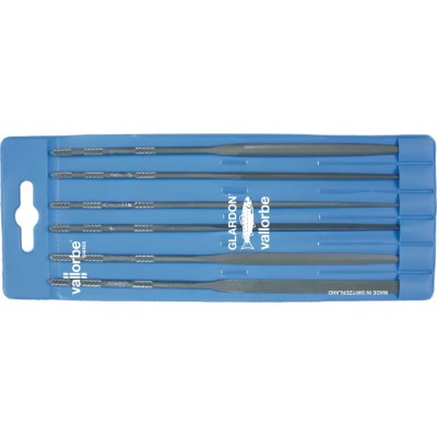 RS PRO Precision 160 mm Second Cut Needle File Set, 6 Pieces VLA2443-2