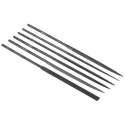 RS PRO Precision 160 mm Second Cut Needle File Set, 6 Pieces VLA2443-2