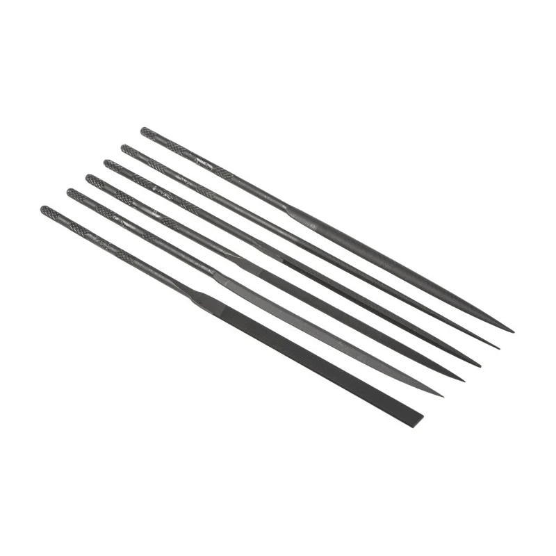 RS PRO Precision 160 mm Second Cut Needle File Set, 6 Pieces VLA2443-2