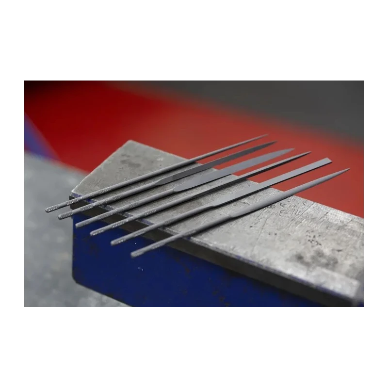 RS PRO Precision 160 mm Second Cut Needle File Set, 6 Pieces VLA2443-2
