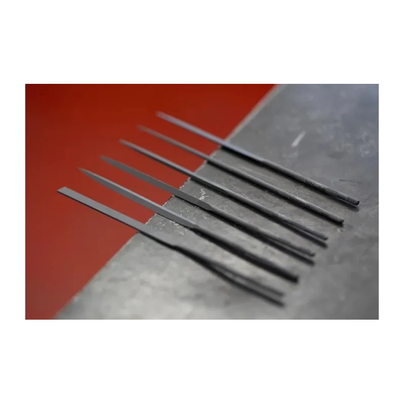 RS PRO Precision 160 mm Second Cut Needle File Set, 6 Pieces VLA2443-2