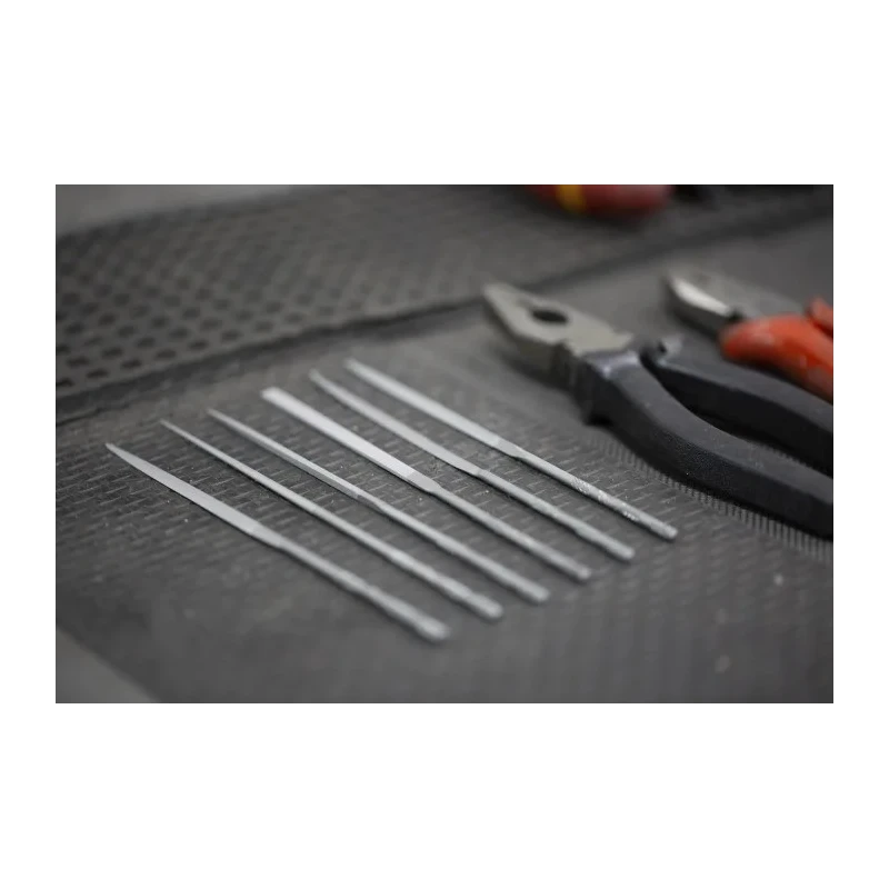 RS PRO Precision 160 mm Second Cut Needle File Set, 6 Pieces VLA2443-2