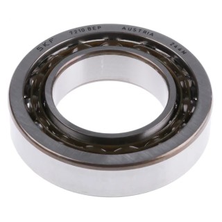SKF Single Row Angular Contact Ball Bearing 50 mm ID, 90 mm OD, 20 mm Race Width 7210 BEP