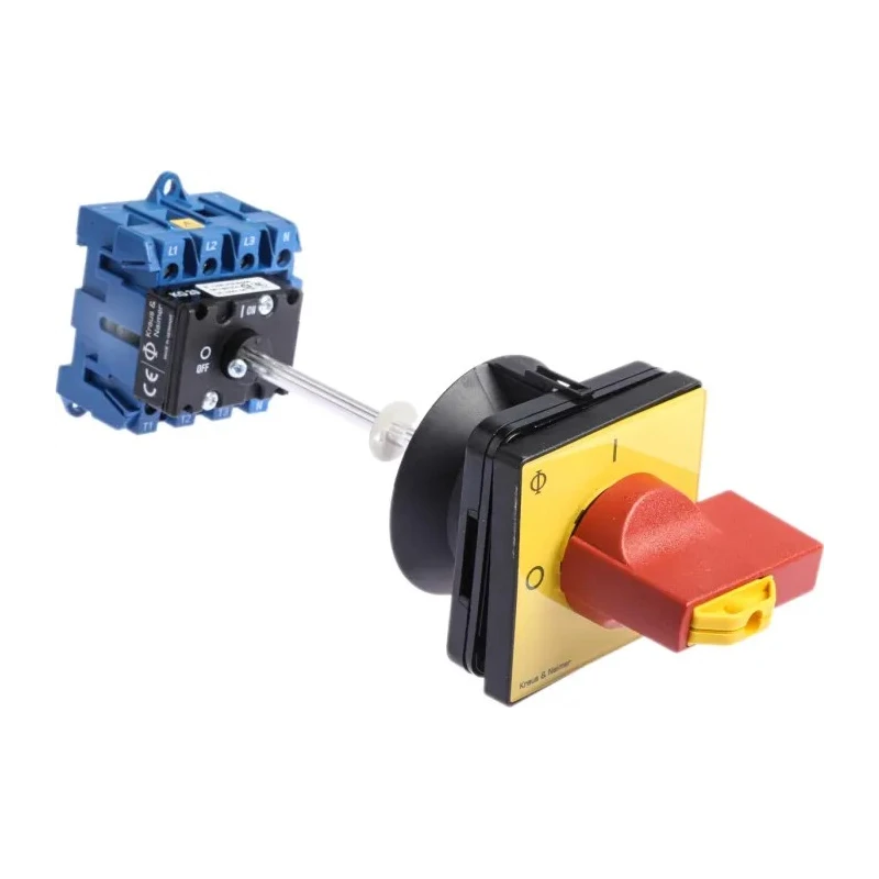 Kraus & Naimer 4-Pole Panel Mount Isolator Switch IP65 Rated 25A 5.5W KG20B.T204/GBA006.VE