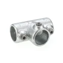 RS PRO Cast Iron T-Connector, Connecting Component, Strut Profile Type 1, Round Tube Size 33.7 mm, Length 96mm 286-3459