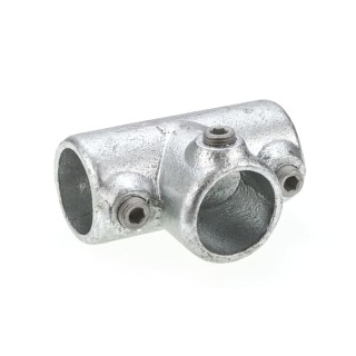 RS PRO Cast Iron T-Connector, Connecting Component, Strut Profile Type 1, Round Tube Size 33.7 mm, Length 96mm 286-3459