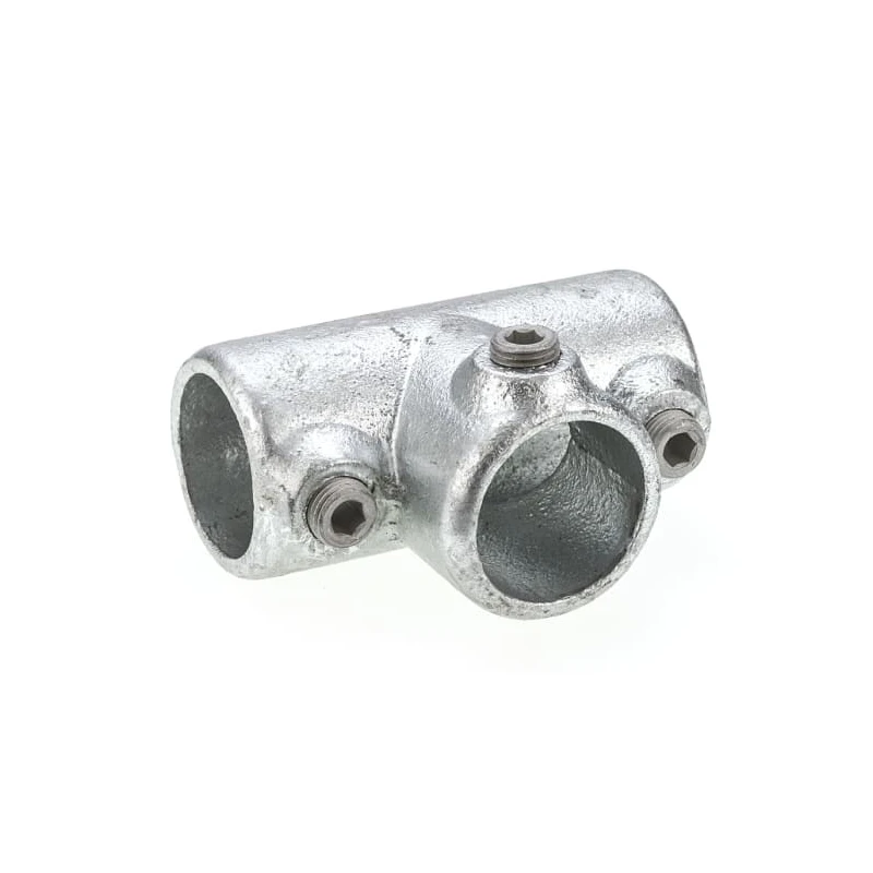RS PRO Cast Iron T-Connector, Connecting Component, Strut Profile Type 1, Round Tube Size 33.7 mm, Length 96mm 286-3459