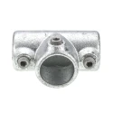 RS PRO Cast Iron T-Connector, Connecting Component, Strut Profile Type 1, Round Tube Size 33.7 mm, Length 96mm 286-3459