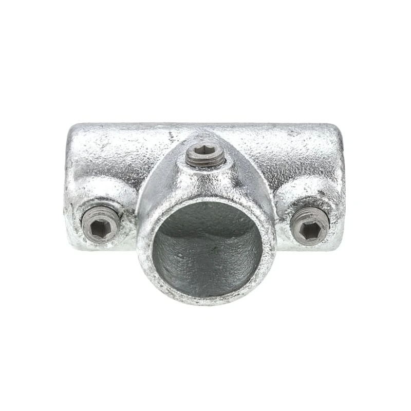 RS PRO Cast Iron T-Connector, Connecting Component, Strut Profile Type 1, Round Tube Size 33.7 mm, Length 96mm 286-3459