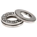 SKF 1 Row Thrust Ball Bearing 20 mm ID, 40 mm OD, 14 mm Width, Steel Balls, Sheet Metal Cage 51204
