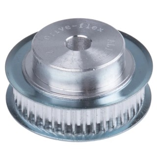 RS PRO Timing Belt Pulley Aluminium 6 mm Bore 2.5 mm Pitch 40 Tooth A1 16T2.5/40-2
