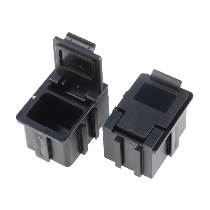 Licefa Black Polystyrene Compartment Box 21 mm x 29 mm x 22 mm SMD-BOX N 1-6-6-10-10