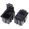 Licefa Black Polystyrene Compartment Box 21 mm x 29 mm x 22 mm SMD-BOX N 1-6-6-10-10