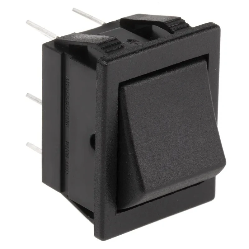 Arcolectric (Bulgin) Ltd DPDT On-Off-On On-Off-On Rocker Switch Panel Aluminium Housing 16A C1570ALAAA