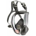 3M 6000 Series Full Mask Respirator Mask, Size M, Reusable Silicone Thermoplastic Elastomer 6800