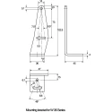 SICK BEF Series Mounting Bracket Accessory for W36 Photoelectric Sensors 45mm Width 36mm Height BEF-WN-W32
