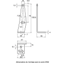 SICK BEF Series Mounting Bracket Accessory for W36 Photoelectric Sensors 45mm Width 36mm Height BEF-WN-W32