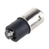 Marl Yellow Indicator Lamp Single Chip 110V DC BA9 Base 4.8mm Diameter 215-521-25-38