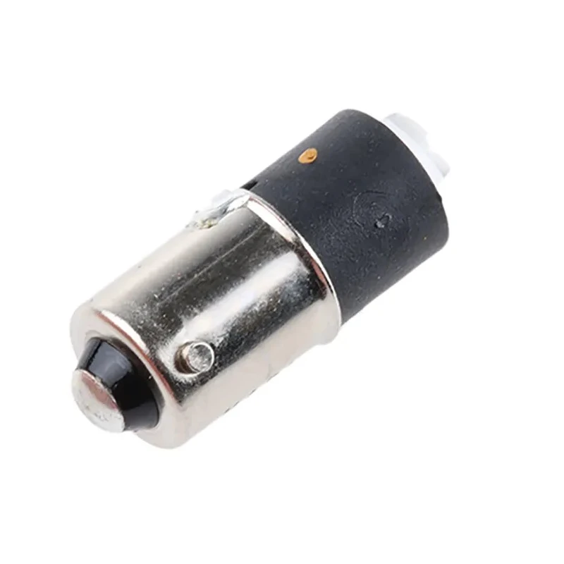 Marl Yellow Indicator Lamp Single Chip 110V DC BA9 Base 4.8mm Diameter 215-521-25-38