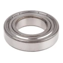 SKF Single Row Deep Groove Ball Bearing 30 mm ID, 55 mm OD, 13 mm Width, Shielded Cage Steel 6006-2Z