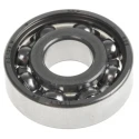SKF Single Row Deep Groove Ball Bearing 9 mm ID, 24 mm OD, 7 mm Race Width, Open Type Cage, Sheet Metal Cage Material 609