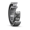 SKF Single Row Deep Groove Ball Bearing 9 mm ID, 24 mm OD, 7 mm Race Width, Open Type Cage, Sheet Metal Cage Material 609