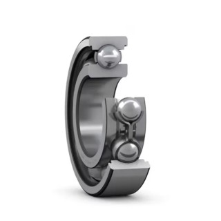 SKF Deep Groove Ball Bearing 45 mm Inside Diameter, 75 mm Outside Diameter, 16 mm Race Width, Sheet Metal Cage, Steel 6009