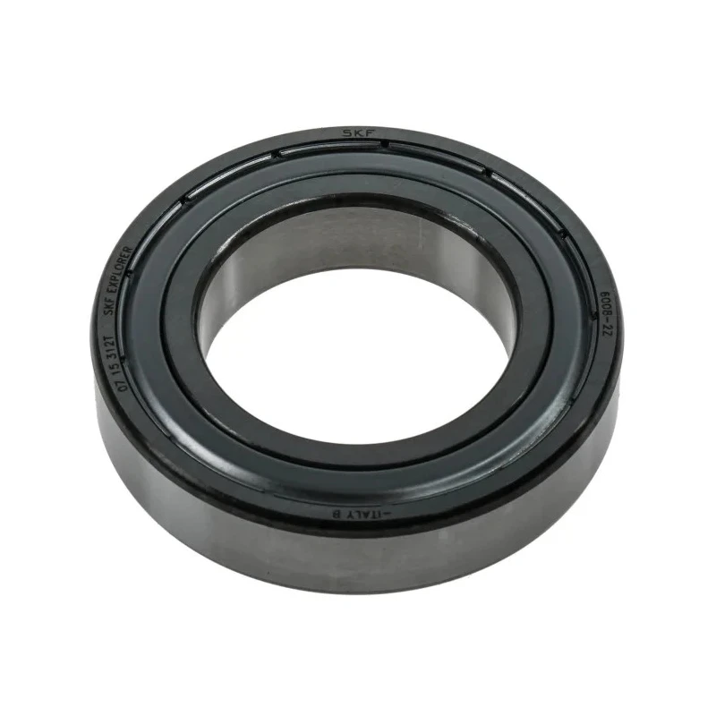 SKF Single-Row Deep Groove Ball Bearing 40 mm ID, 68 mm OD, 15 mm Width, Shielded Cage 6008-2Z
