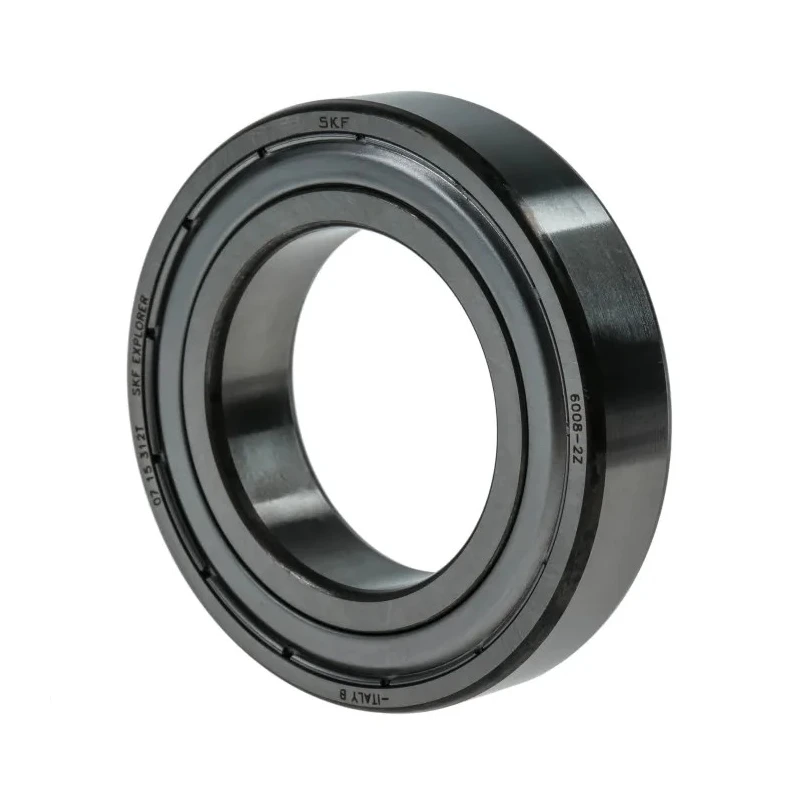 SKF Single-Row Deep Groove Ball Bearing 40 mm ID, 68 mm OD, 15 mm Width, Shielded Cage 6008-2Z