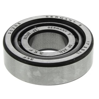 SKF Taper Roller Bearing 17 mm ID, 40 mm OD, Steel Cage, 13.25 mm Cone Width, Limiting Speed 18000rpm 30203