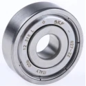 SKF Single Row Deep Groove Ball Bearing 7 mm ID, 22 mm OD, 7 mm Race Width, Shielded Sheet Metal Cage 627-2Z