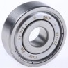 SKF Single Row Deep Groove Ball Bearing 7 mm ID, 22 mm OD, 7 mm Race Width, Shielded Sheet Metal Cage 627-2Z