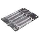 Bahco Open End Spanner Set, 6 Pieces, Sizes 4 To 7 mm, Alloy Steel, Chrome Finish 1933M/6T