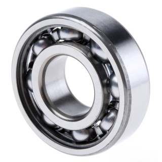 SKF Single Row Deep Groove Ball Bearing 20 mm ID, 47 mm OD, 14 mm Width, Sheet Metal Cage, Steel Balls 6204