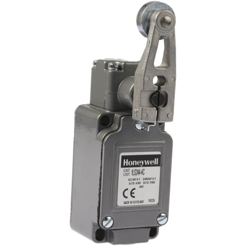 Honeywell Technologies LS Series Roller Lever Limit Switch, SPDT, IP67, Die Cast Zinc Housing, 240V AC, 6A 1LS244-4C