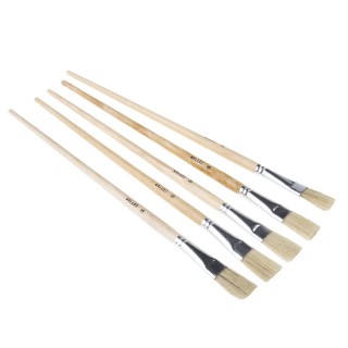 Cottam Thin 19 mm Synthetic Paint Brush Set with Flat Bristles 315-2154