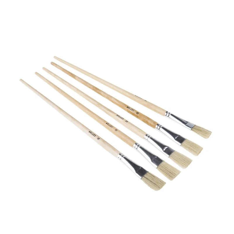 Cottam Thin 19 mm Synthetic Paint Brush Set with Flat Bristles 315-2154