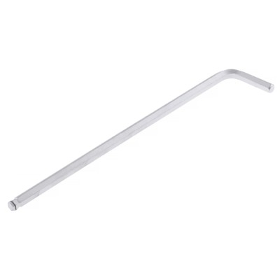 Wiha L Metric Hex Key, Hex size 5 mm, Long Arm, Chrome Vanadium Steel, Chrome Finish 20570