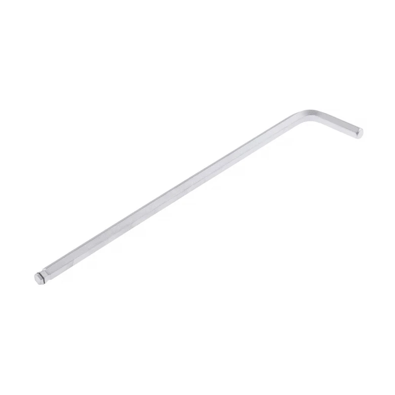 Wiha L Metric Hex Key, Hex size 5 mm, Long Arm, Chrome Vanadium Steel, Chrome Finish 20570