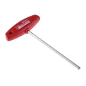 Wiha Nickel Chrome Plated T-Handle Metric Hex Key, Hex Size 5 mm, Chrome Vanadium Steel, Overall Length 182mm 22172