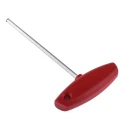 Wiha Nickel Chrome Plated T-Handle Metric Hex Key, Hex Size 5 mm, Chrome Vanadium Steel, Overall Length 182mm 22172
