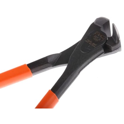 Bahco End Cutting Nipper Cable Cutter 200 mm PVC Handle Black Finish High Performance Steel Alloy 527 D-200