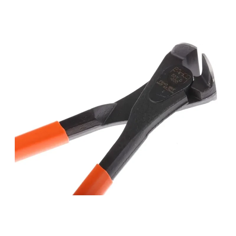 Bahco End Cutting Nipper Cable Cutter 200 mm PVC Handle Black Finish High Performance Steel Alloy 527 D-200