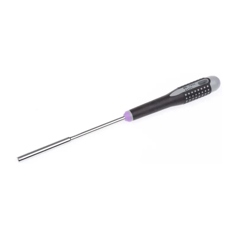 Bahco Hexagon Nut Driver with 4 mm Tip, 125 mm Alloy Steel Blade, 247 mm Overall Length BE-7804